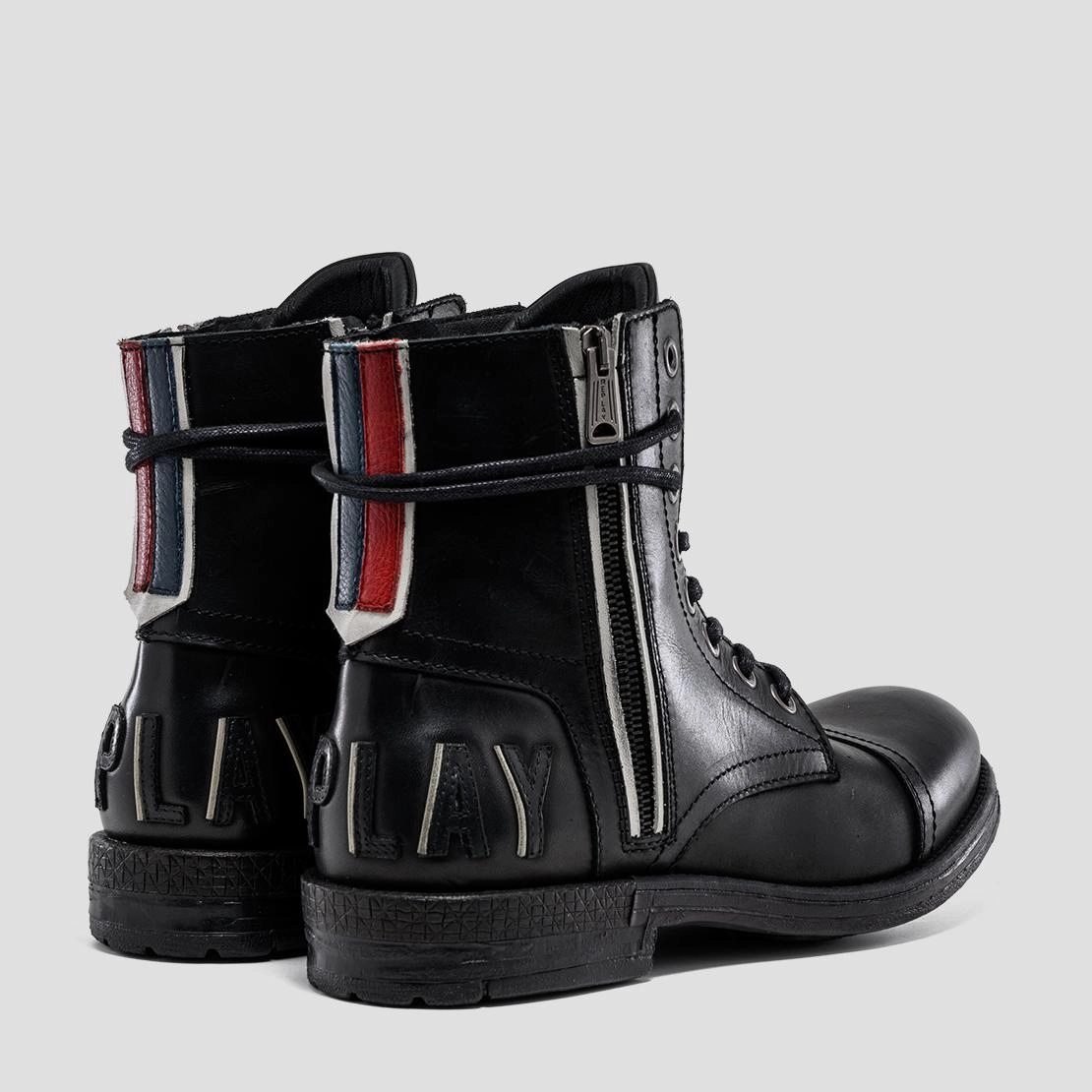 Sock Fit Ankle Boots Replay Herrenschuhe Shoes Stiefeletten Schuhe Boots BLACKBIRD Schwarz