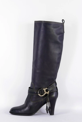 Stiefel Leder schwarz Buzios Stiefel