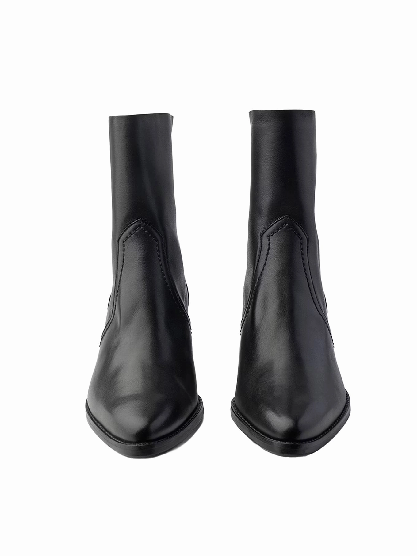 Cavender's Ankle Boots Stiefelette classic calf mit Reiverschluss schwarz