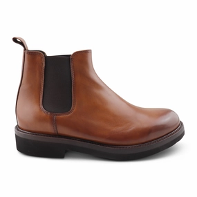 Chelsea cuoio in vitello Army Chelsea Boots