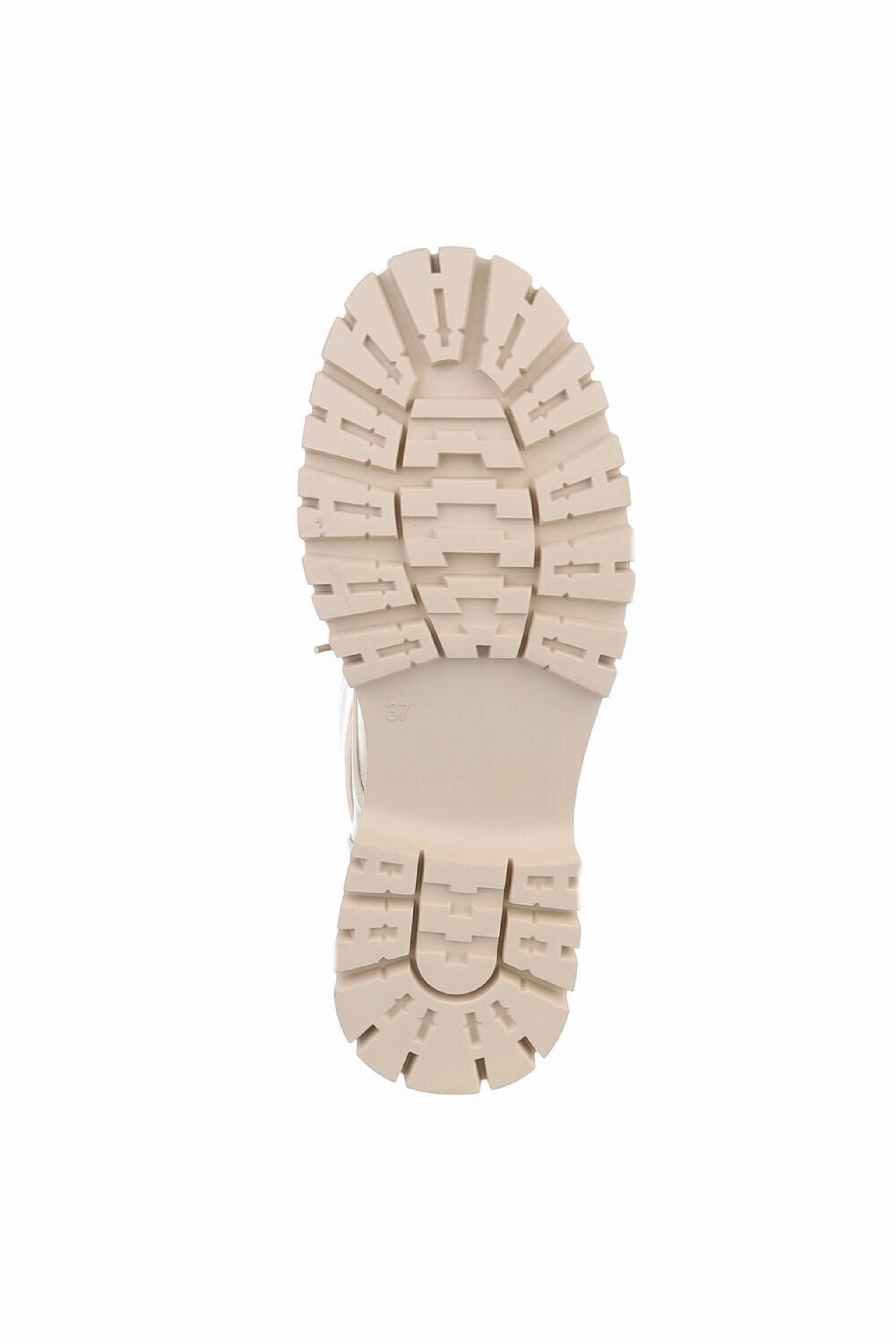 Zalando Stiefel Overknee Chunky Schnrstiefel, beige