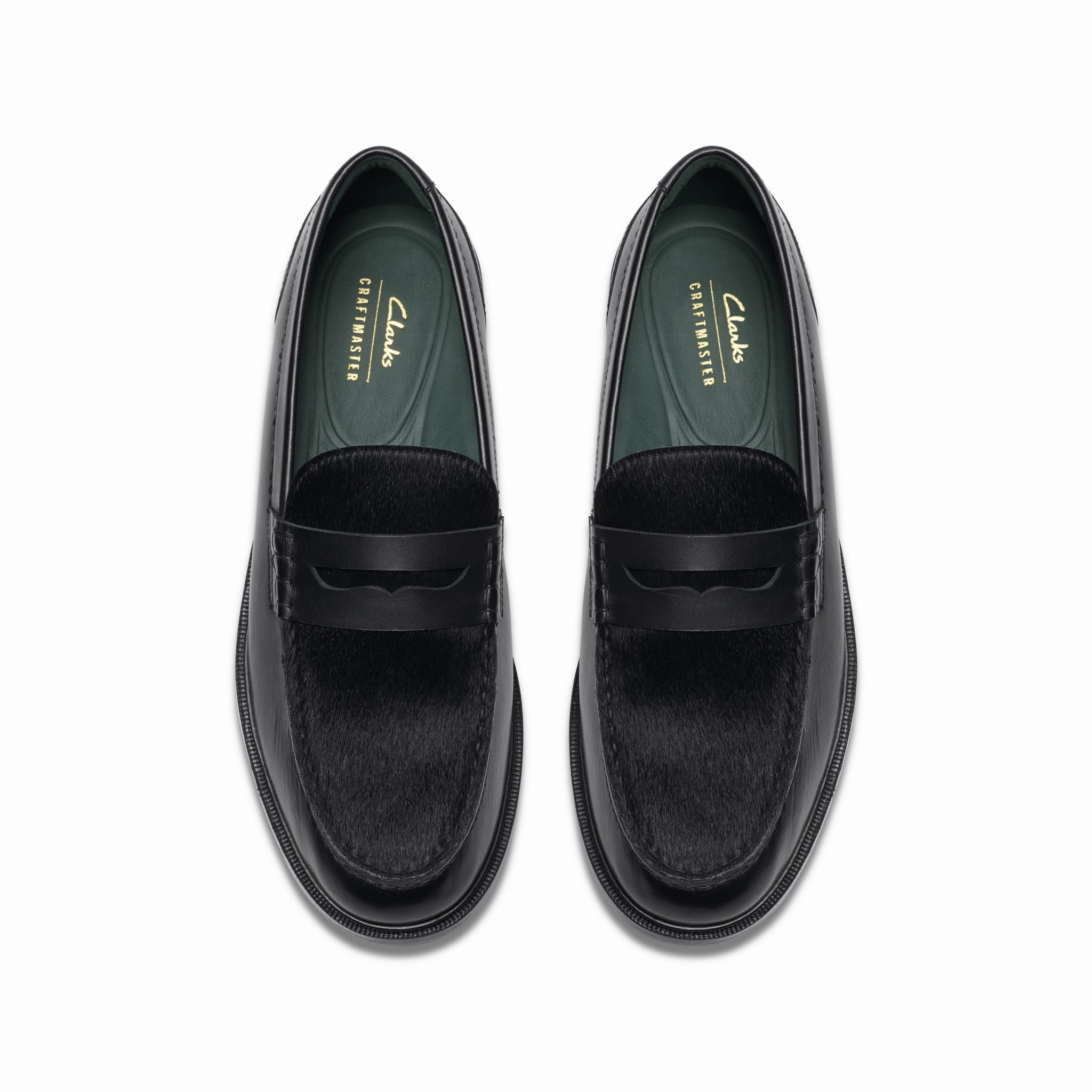 Style Clarks Originals Craft James Ponyhair Loafer Black Leather