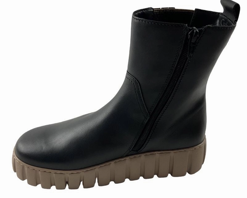 Skin Tight Ankle Boots Gabor Plateau Stiefelette  76.781.67 schwarz Glattleder