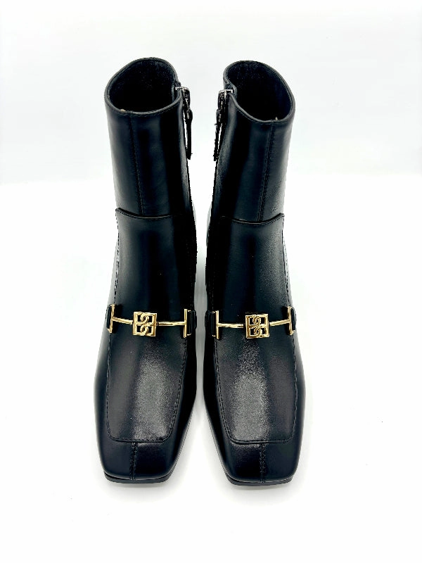 Schuhtempel24 Stiefel CLASSY ANKLE BOOT BLACK LEATHER