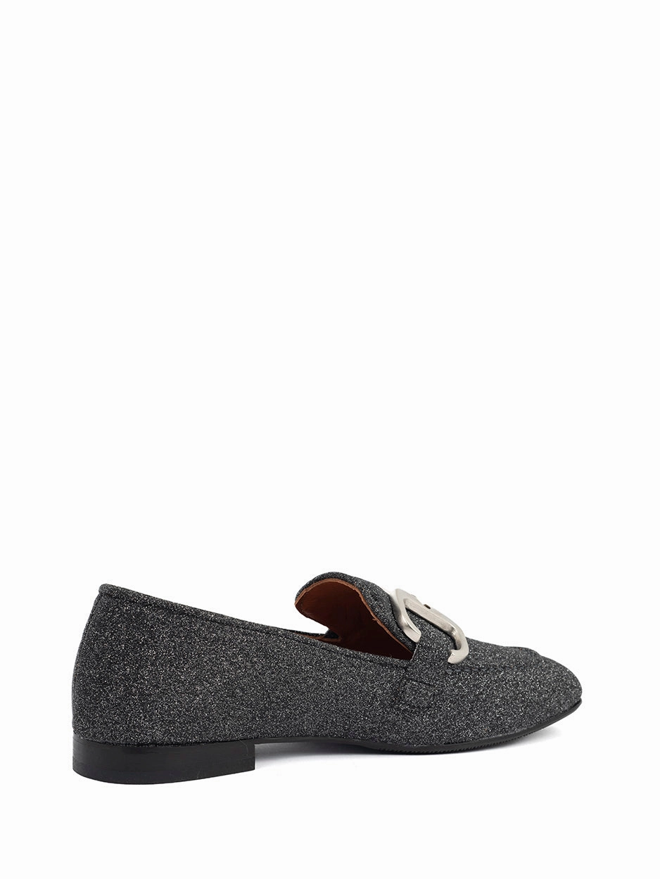 Clau | Loafer Antriciet Glitter Kanna Loafers