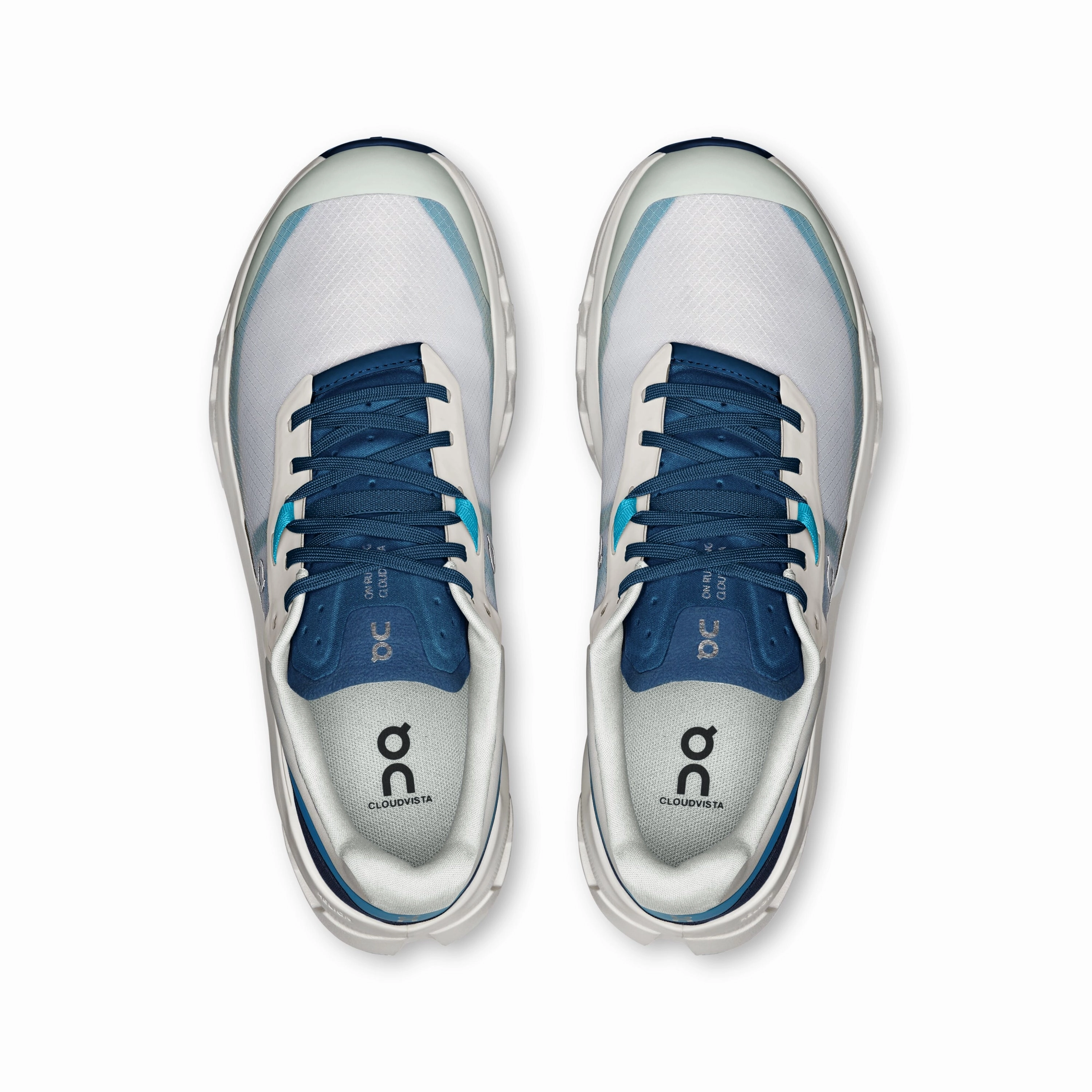 Laufschuhe Winter CLOUDVISTA 2 - Damen Lauf- und Freizeitschuh | weichere Dmpfung - Wei-Blau