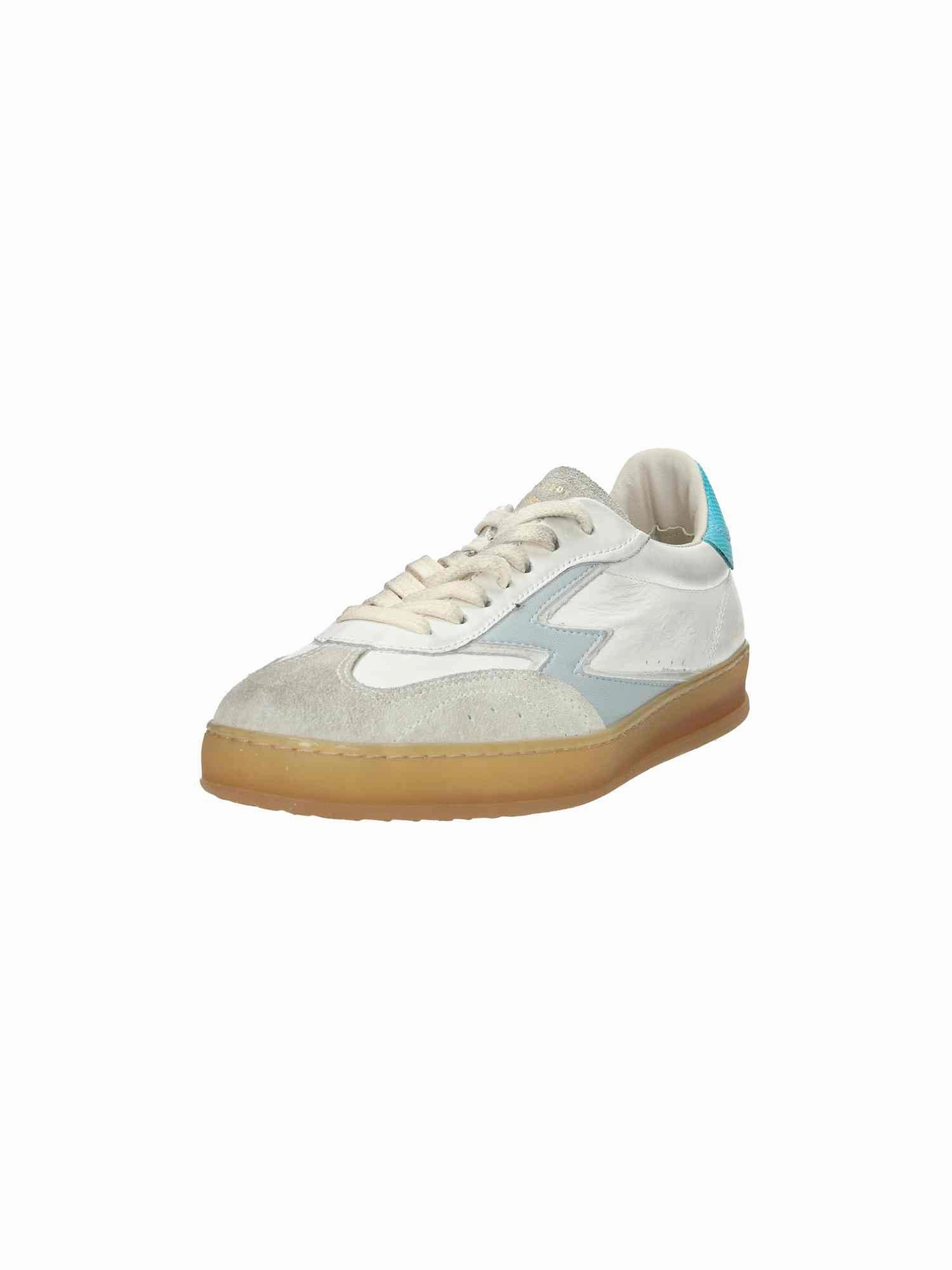 Paul Green Sneaker High Club Turquoise Reptile Club white turquoise