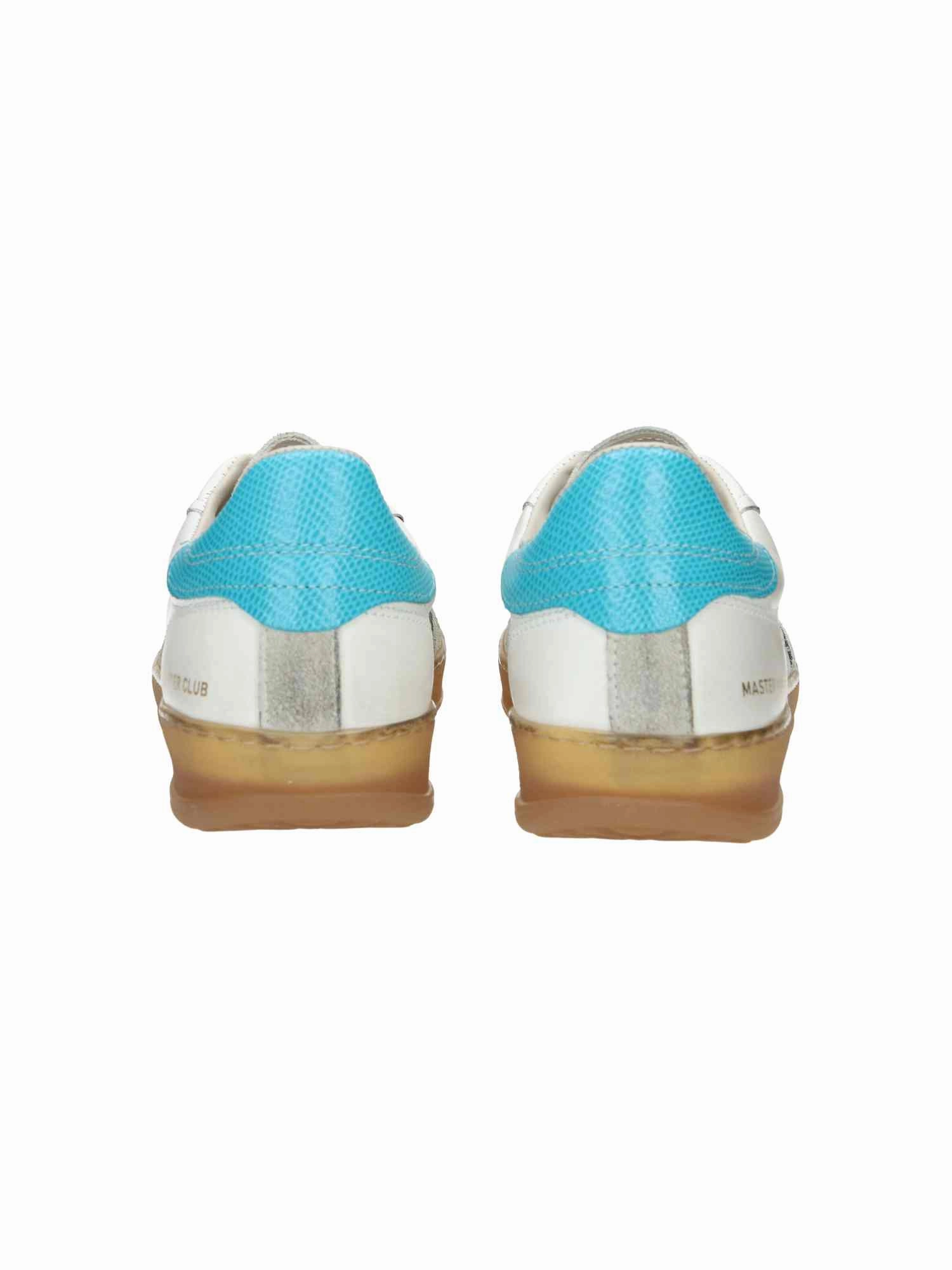 Club Turquoise Reptile Club white turquoise Sneaker Mules