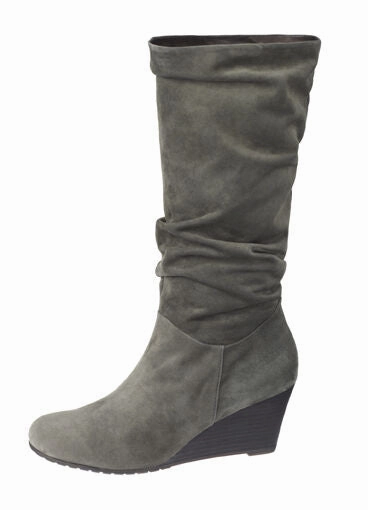 COMMA, Damenschuhe Schuhe Dora High Boot Suede Stiefel Echtleder Seibel Stiefel