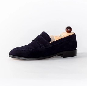 Loafer Herren Dunkelblau Velourleder | Herrenschuhe Viv Rangers Loafers
