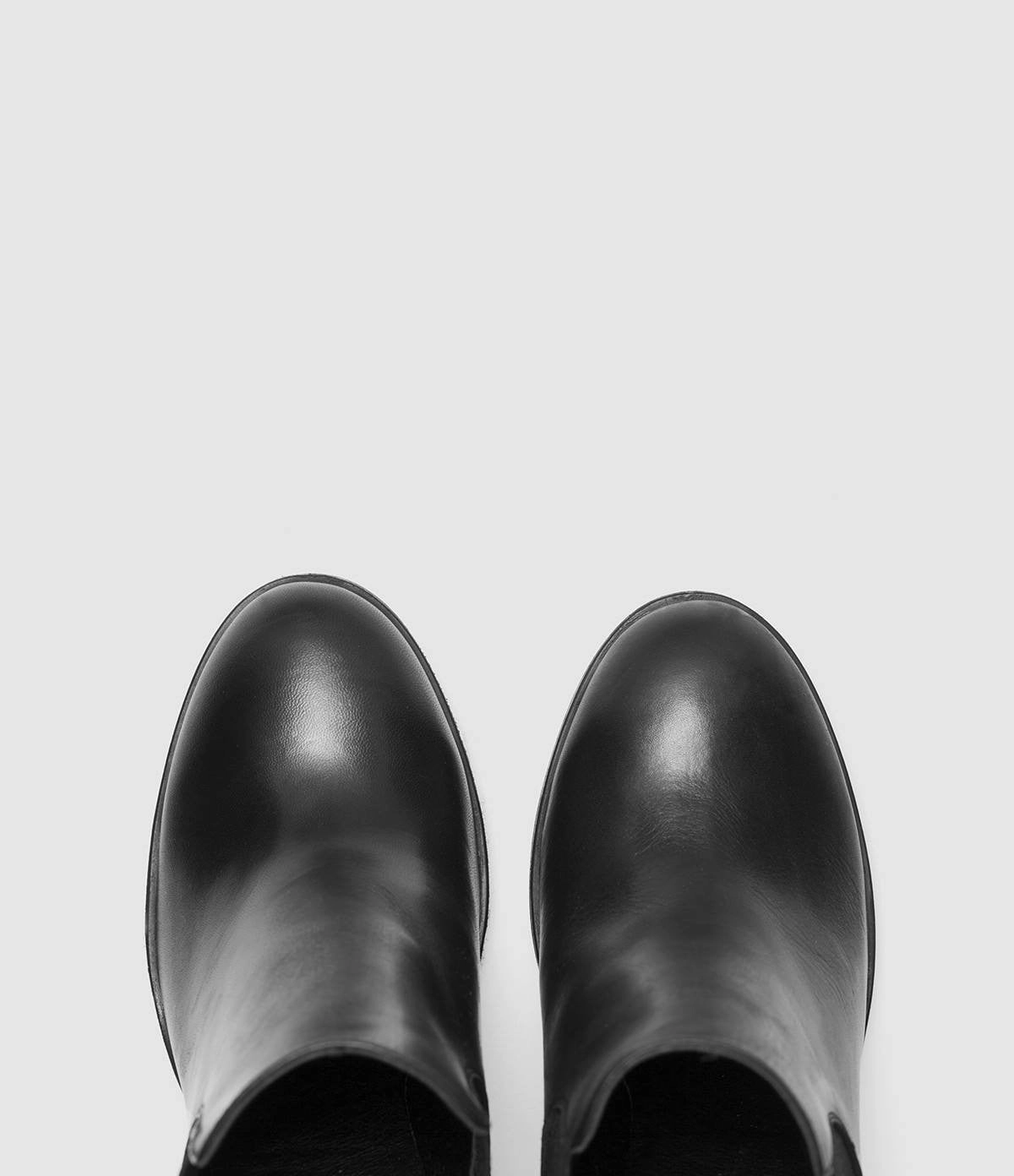 Ara Shoes Leder Ankle Boots Chelseaboot Luna schwarz