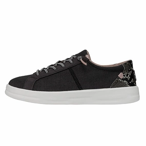 Karina Damen - Jet Black Sneaker Samoa