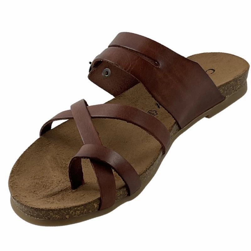 Cosmos 6106801-30-301 Damen Zehentrenner Kastanie High Heels Without The Heel