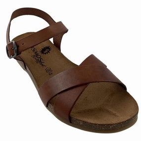 Waldläufer Sandalen Mit Klettverschluss Cosmos 6106802-30-301 Damen Sandale Kastanie