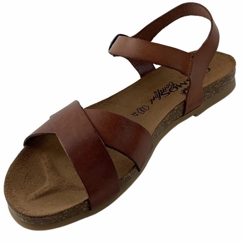 Sandalen Wechselbar Cosmos 6106802-30-301 Damen Sandale Kastanie