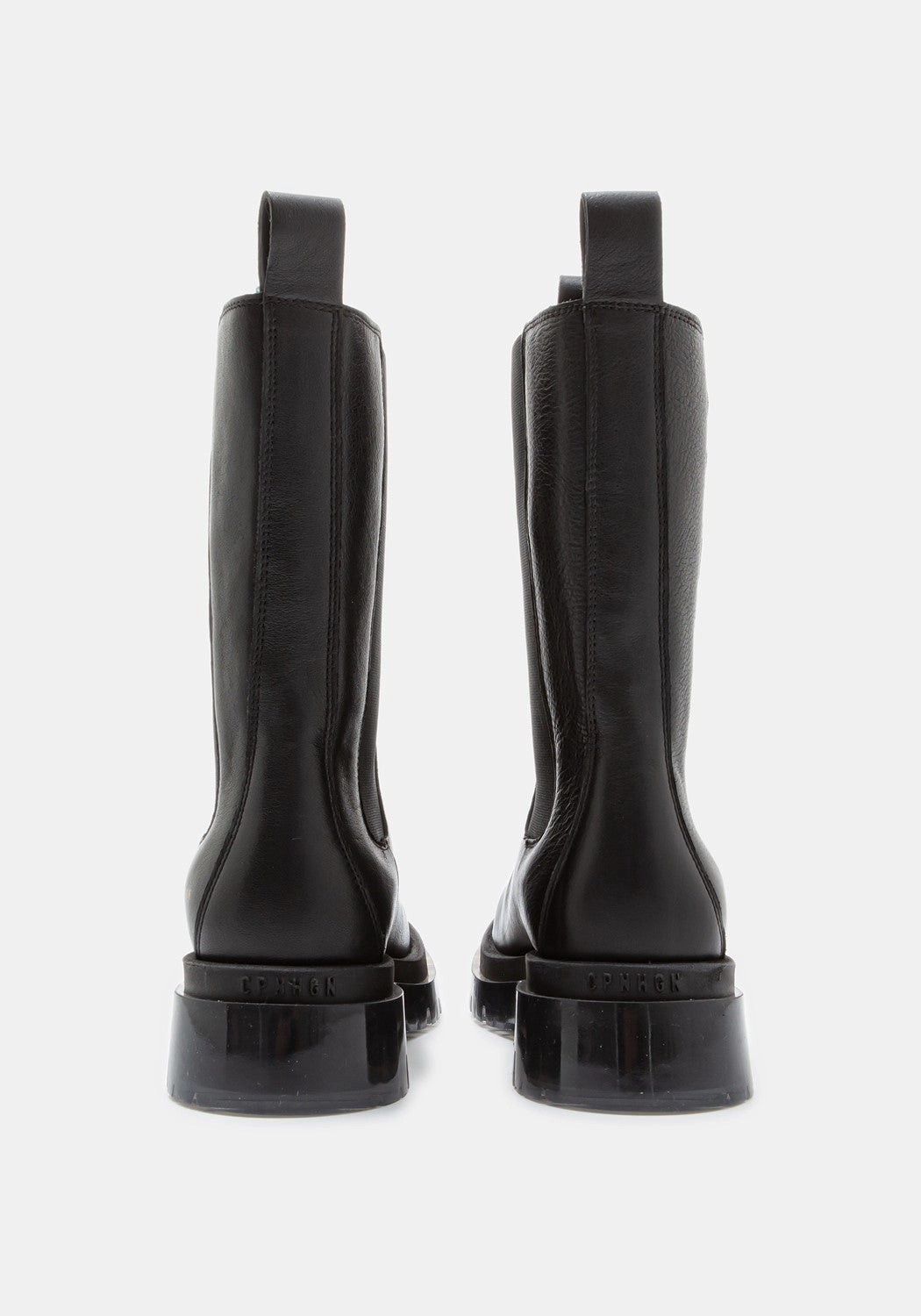 CPH1000 Vitello Chelsea High black/clear Zalando Plateau Stiefel