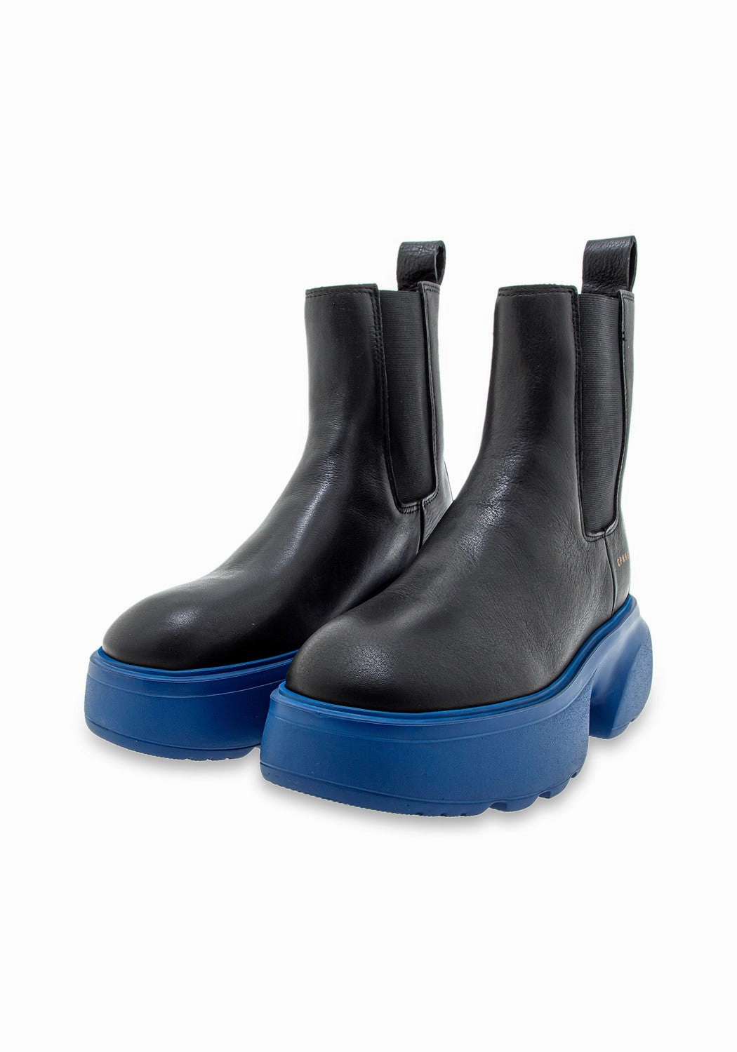 CPH276 Vitello black/royal blue Winterstiefel Mit Lammfell Gefüttert