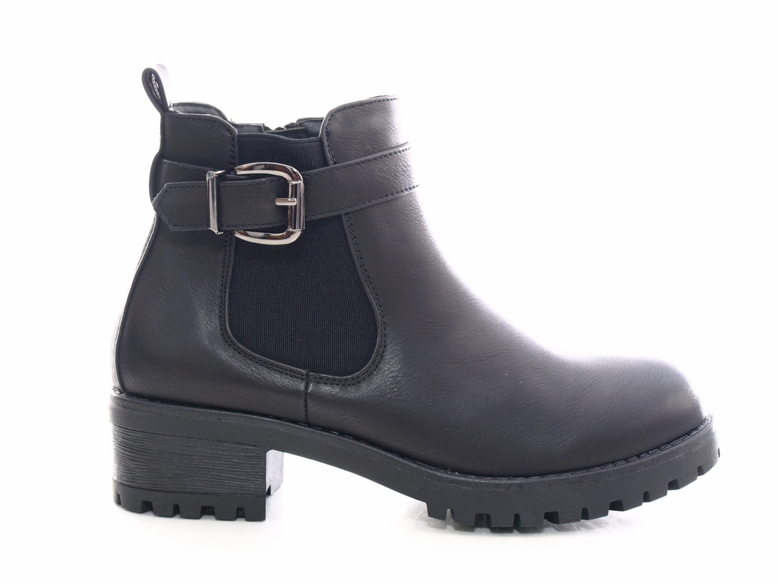 Coole Sneaker Sicherheitsschuhe S1 Damen Ankle Boots Stiefelette warm gefttert Black # 545