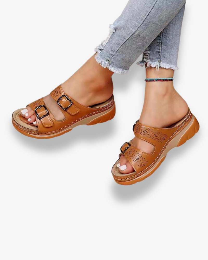 Damen Bequeme Sandalen | Trendige Sommerschuhe Sandalen Bunt