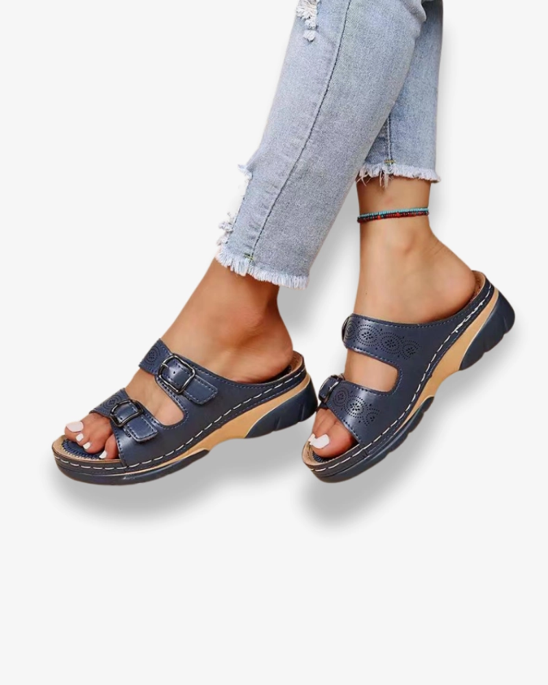 Damen Bequeme Sandalen | Trendige Sommerschuhe Deichmann Sandalen Keilabsatz