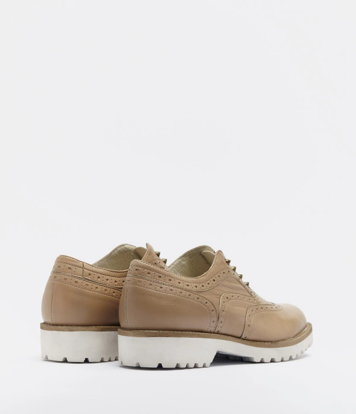 Damen Budapester Ines hellbraun High Heels Herstellung