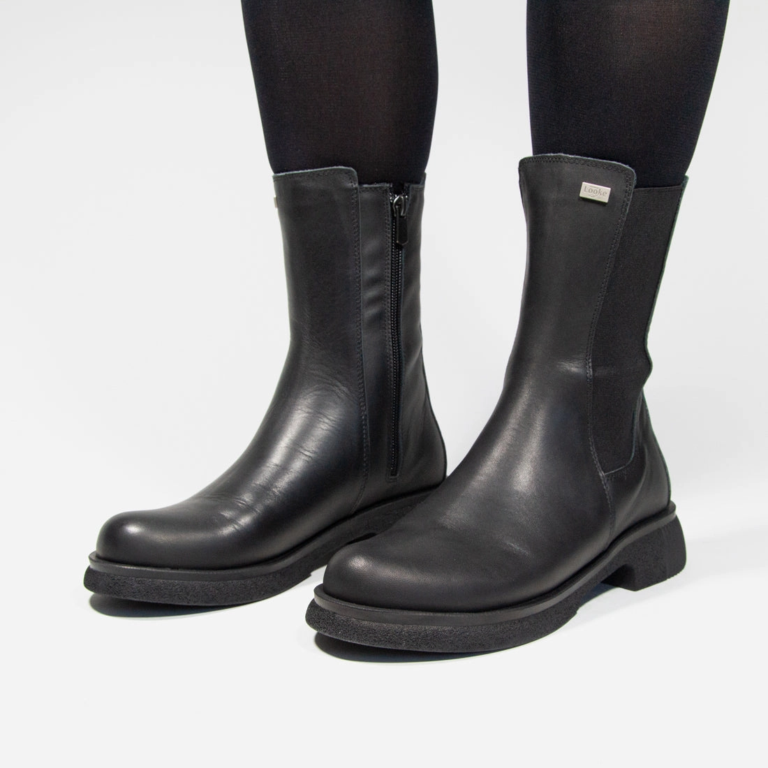 Studed Ankle Boots Damen Chelsea-Stiefeletten Looke ELISHIE