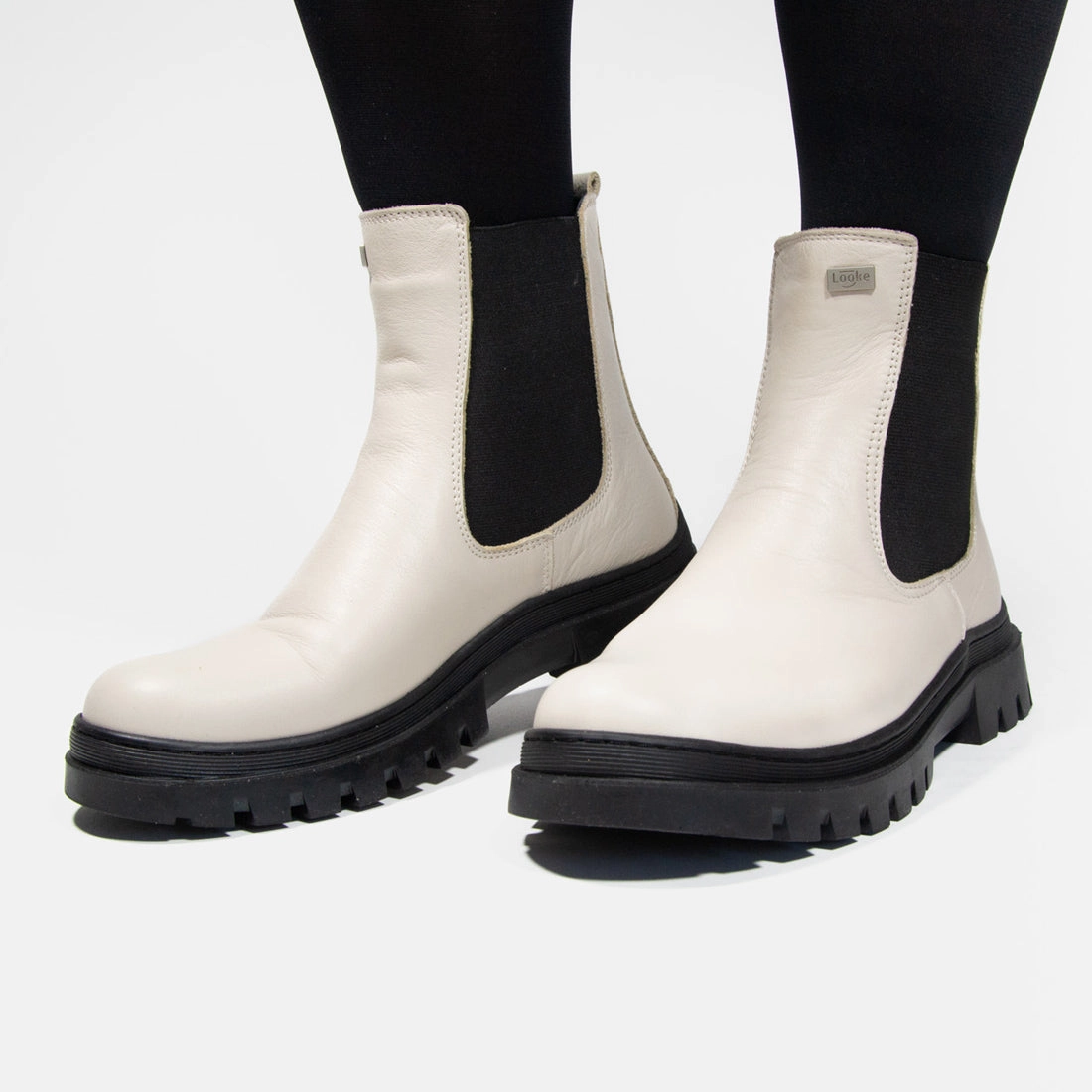 Ankle Boots Kleiner Absatz Damen Chelsea-Stiefeletten Looke LASINNE