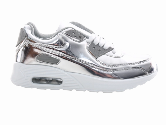 Damen Freizeit Sneaker Sportschuhe Laufschuhe Turnschuhe Silver # 43 Laufschuhe Performance