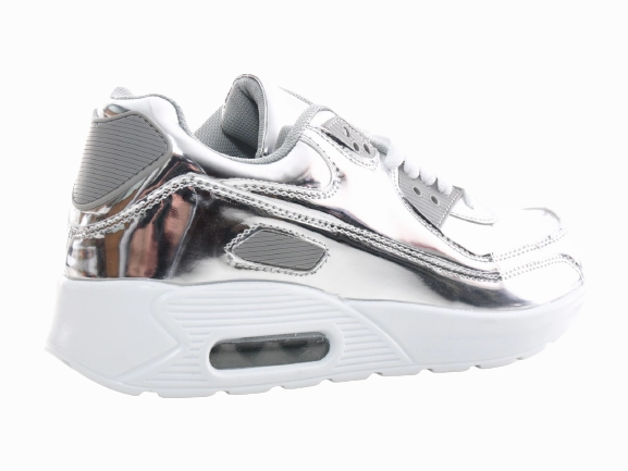 Damen Freizeit Sneaker Sportschuhe Laufschuhe Turnschuhe Silver # 43 Carbon Laufschuhe überpronation