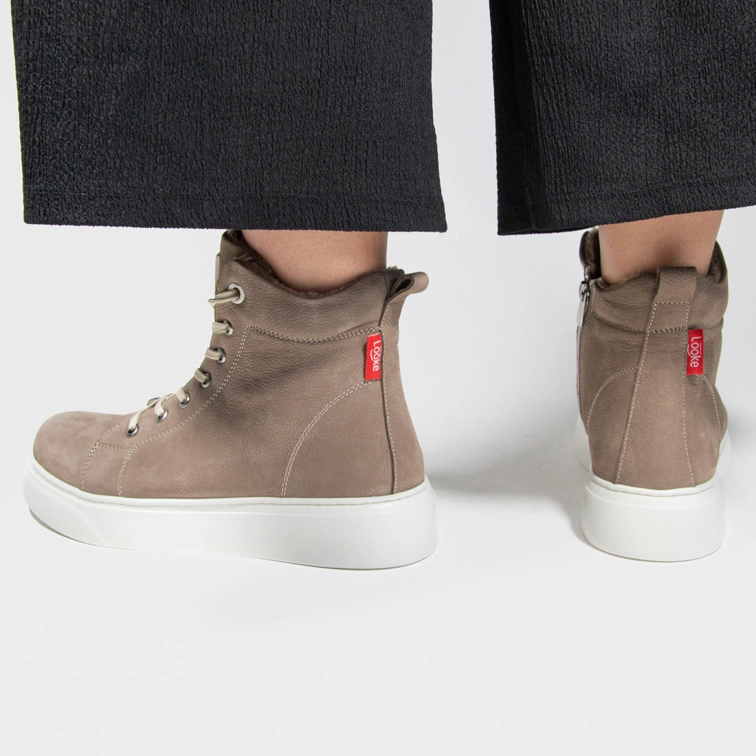 Sneaker H Weite Damen knchelhohe Sneaker Looke LYSIANE