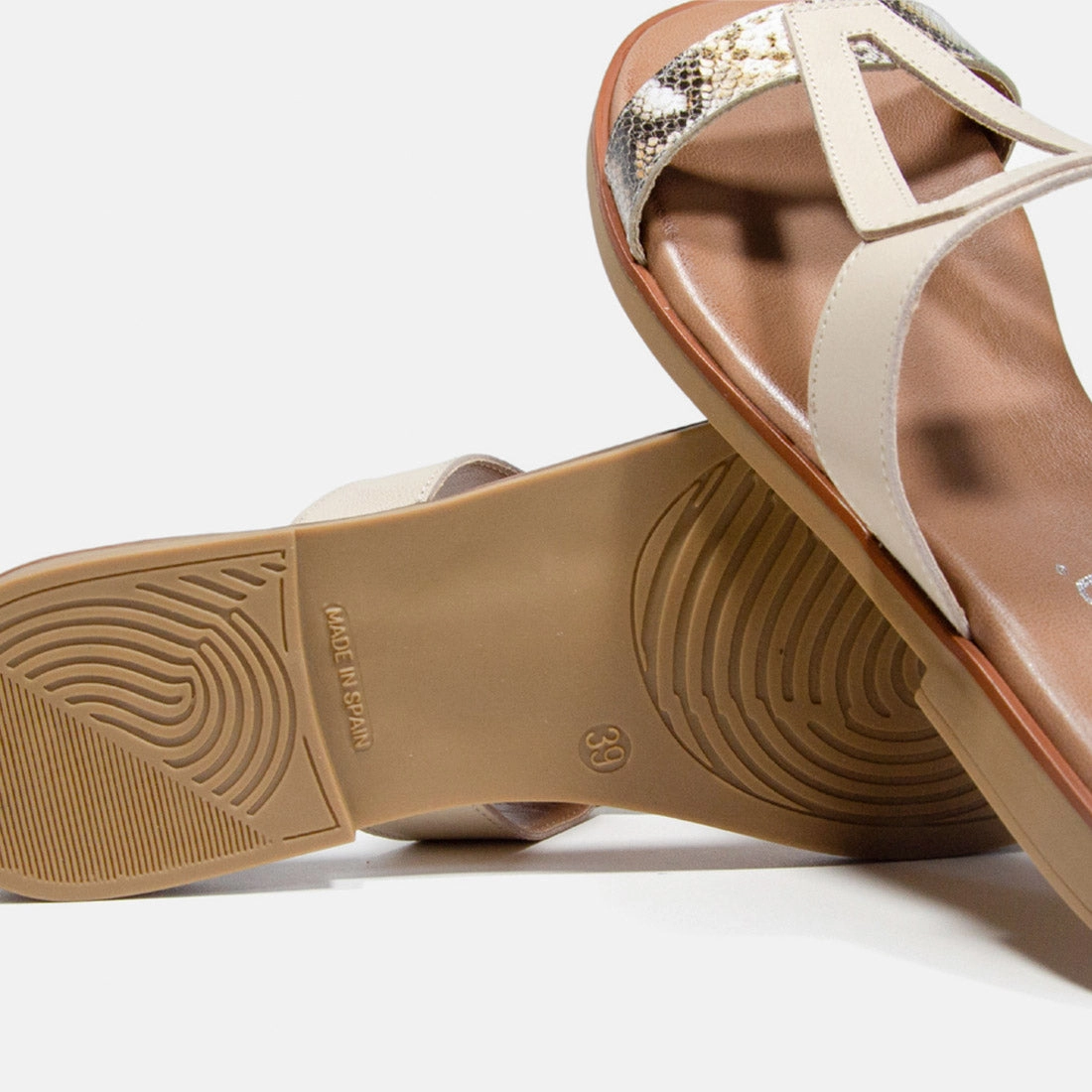 Lässig Sandalen Damen Pantolette Looke IRINA