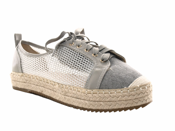 Damen Plateau Slipper Espadrilles Spitzenstoff Slip On # 162 Sicherheitsschuhe Bad Hersfeld