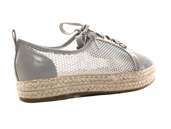 Orthopädische Sicherheitsschuhe Bgr191 Damen Plateau Slipper Espadrilles Spitzenstoff Slip On # 162