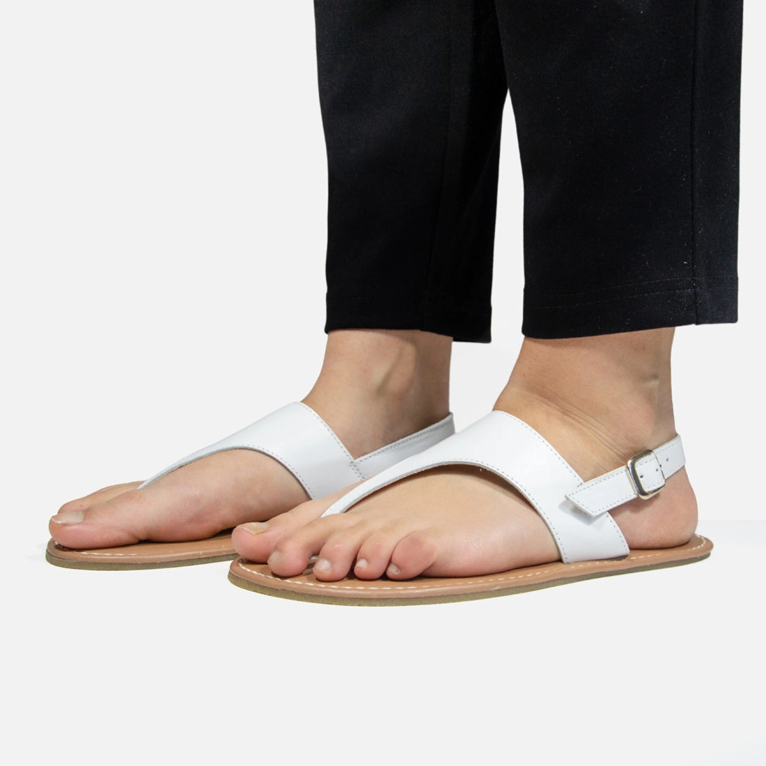 Flache Sandalen Vorne Geschlossen Damen Sandalen Looke DARIA