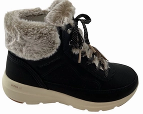 Damen Skechers Stiefel GLACIAL ULTRA-MOUNTAIN MUSE144199/BLK Stiefel Flach Leder