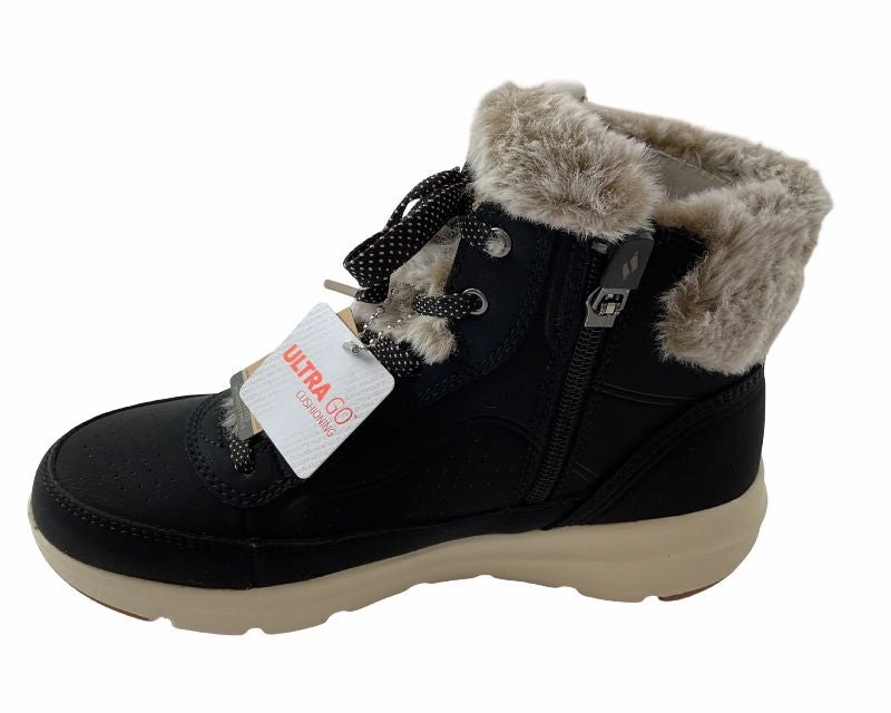 Stiefel Binden Damen Skechers Stiefel GLACIAL ULTRA-MOUNTAIN MUSE144199/BLK