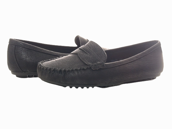 Mos Mosh Loafers Damen Slipper Halbschuhe Ballerina Loafer Mokassins Slip On Flats Freizeit Black # 764