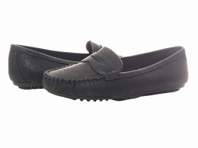 Damen Slipper Halbschuhe Ballerina Loafer Mokassins Slip On Flats Freizeit Black # 764 Suede Loafers Outfit