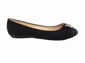 Damen Slipper Halbschuhe Ballerina Loafer Mokassins Slip On Flats Freizeit Black # 8177 Cordovan Penny Loafers