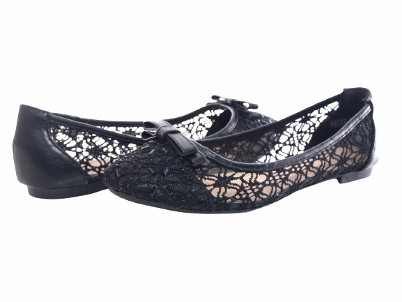 Damen Slipper Halbschuhe Ballerina Loafer Mokassins Slip On Flats Freizeit Black # 8382-22 Wandler Loafers