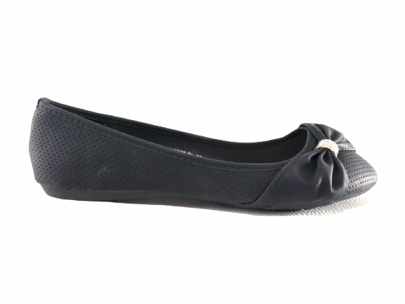 Damen Slipper Halbschuhe Ballerina Loafer Mokassins Slip On Flats Freizeit Black # 9707 Driver Loafers