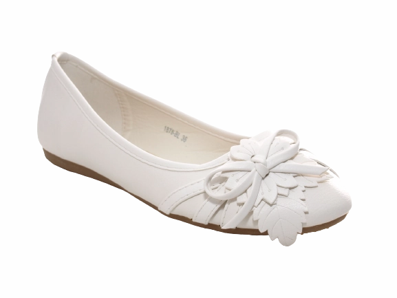 Best Quality Loafers Damen Slipper Halbschuhe Ballerina Loafer Mokassins Slip On Flats Freizeit White # 1876