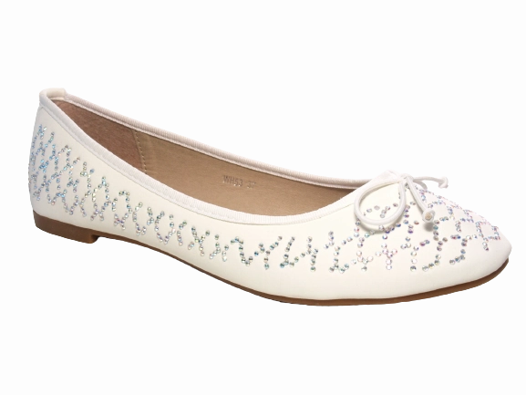 Base London Loafers Damen Slipper Halbschuhe Ballerina Loafer Mokassins Slip On Flats Freizeit White # 53