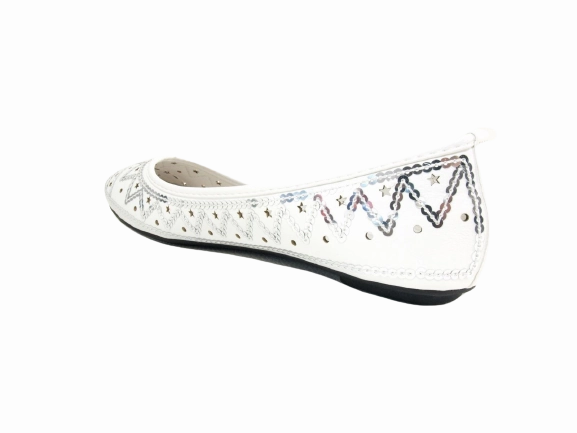 Loafers In Jeans Damen Slipper Halbschuhe Ballerina Loafer Mokassins Slip On Flats Freizeit White # 688-21