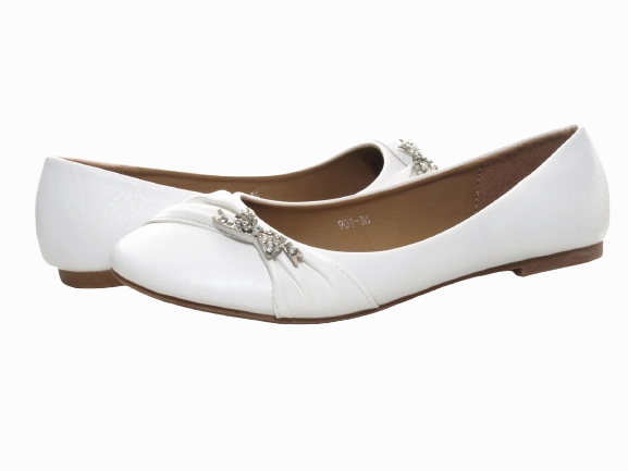 Best Loafers Narrow Feet Damen Slipper Halbschuhe Ballerina Loafer Mokassins Slip On Flats Freizeit White # 901-36