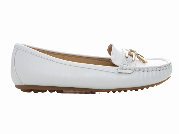 Damen Slipper Halbschuhe Ballerina Loafer Mokassins Slip On Flats Freizeit White # 954 Ganni Loafers Butterfly