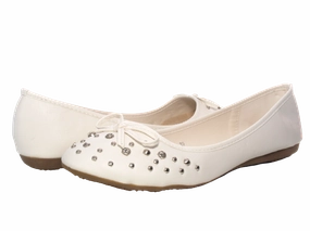 Damen Slipper Halbschuhe Ballerina Loafer Mokassins Slip On Flats Freizeit White # 9954 Aurland Penny Loafers Kaufen