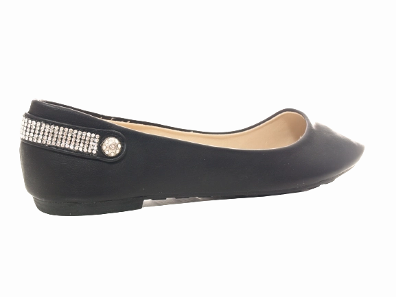 Lauren Ralph Lauren Damen Slipper Keilabsatz Ballerina Loafer Mokassins  Slip On Flats Freizeit Black #  006-30