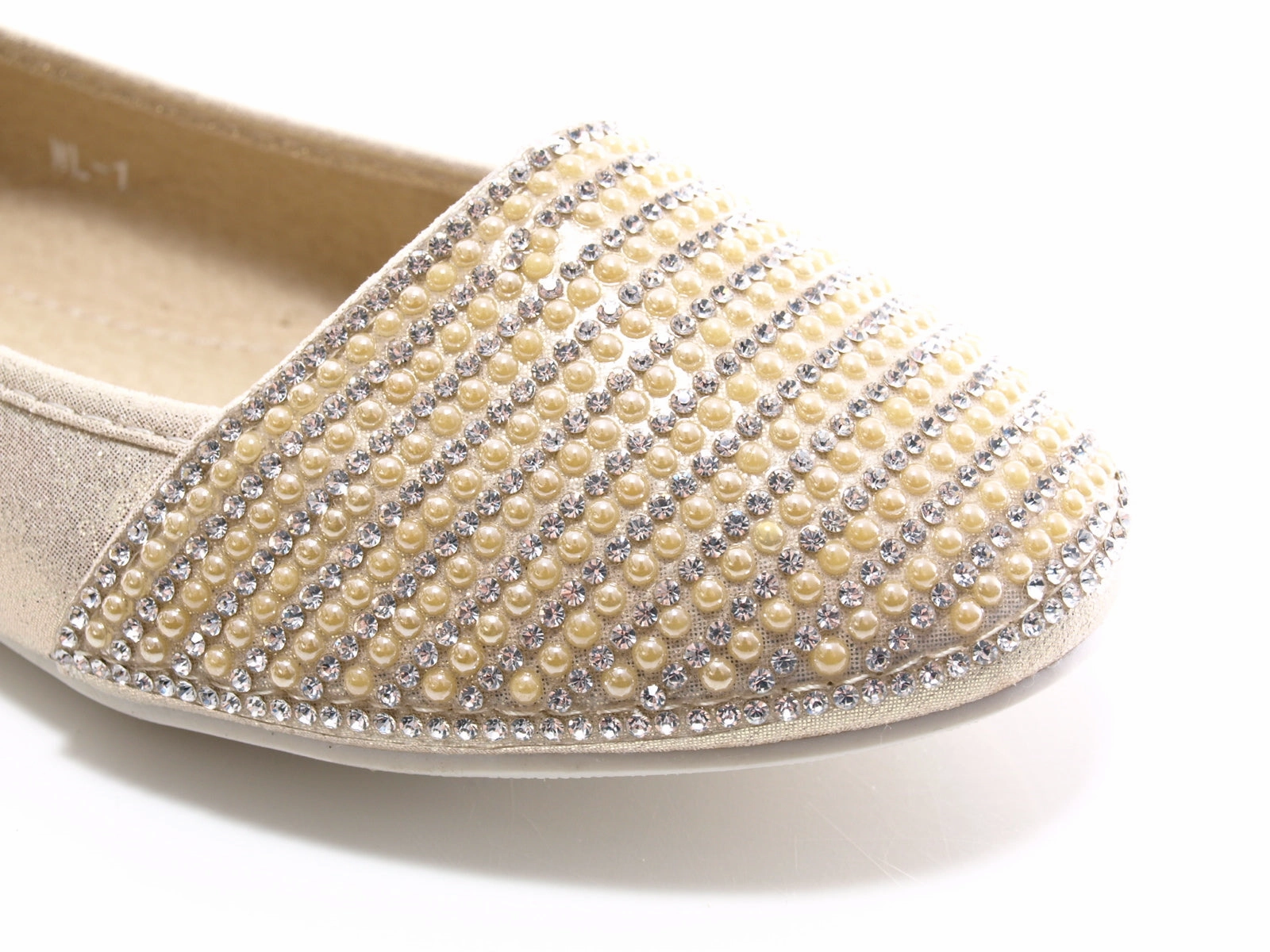 Damen Slipper Keilabsatz Ballerina Loafer Mokassins  Slip On Flats Freizeit Gold # 1 Loafers English