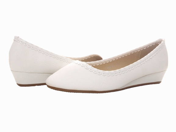 Damen Slipper Keilabsatz Ballerina Loafer Mokassins Slip On Flats Freizeit White # 1048 Penny Loafers Chunky